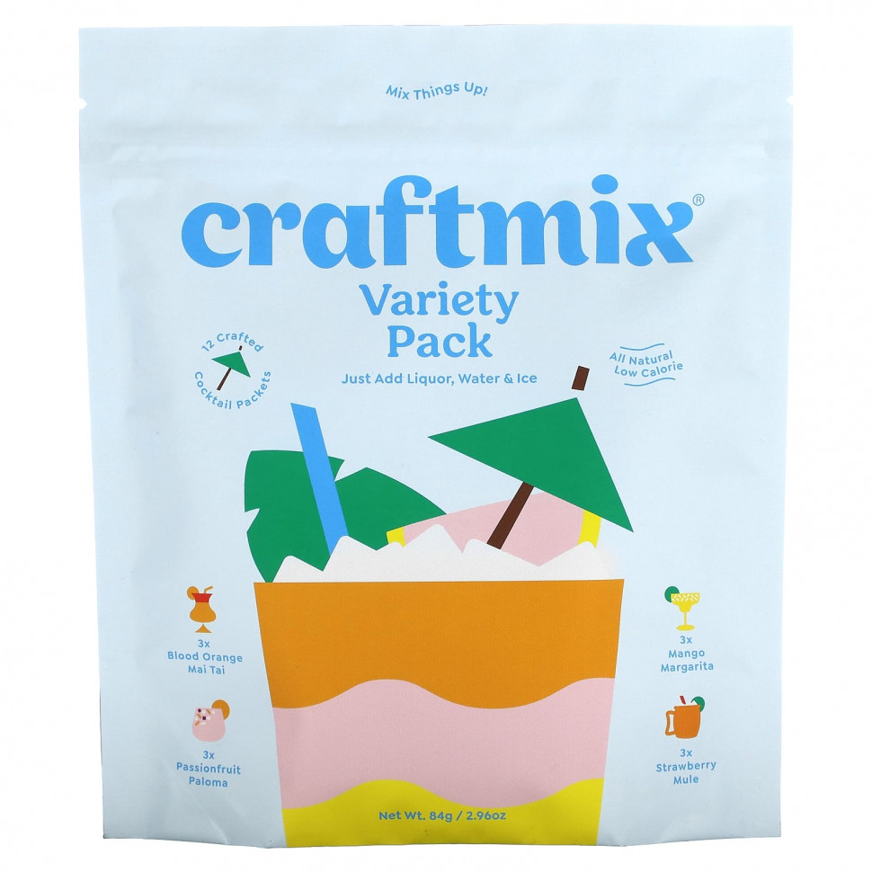 ���� ������ (Iherb) Craftmix, �������� ��� ���������, �������������, 12 ���������, 84 � (2,96 �����), ������ �� 3420 ���