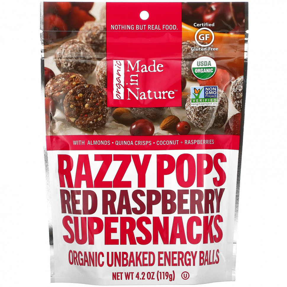 ���� ������ (Iherb) Made in Nature, Razzy Pops, ���������� � ������� �������, 119 � (4,2 �����), ������ �� 950 ���