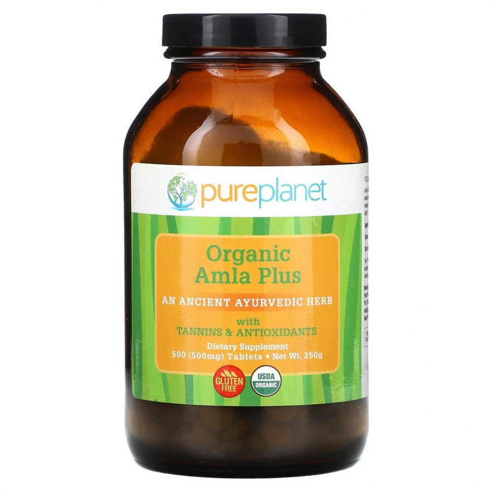 ���� ������ (Iherb) Pure Planet, �������� Amla Plus, 500 ��, 500 ��������, ������ �� 7130 ���