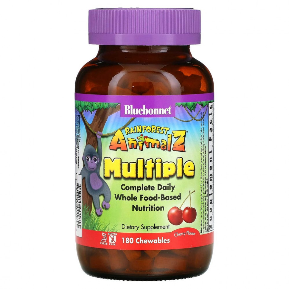   (Iherb) Bluebonnet Nutrition, Rainforest Animalz,      ,    , 180      -     , -, 