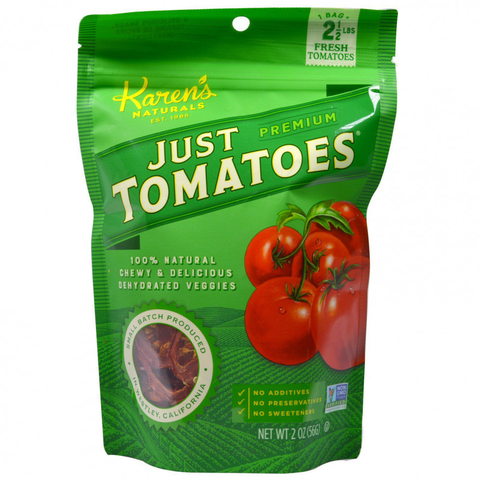   (Iherb) Karen's Naturals, Just Tomatoes, Premium, 2  (56 ),   1400 