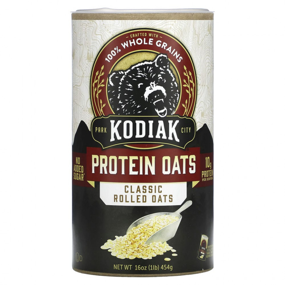   (Iherb) Kodiak Cakes, Protein Oats,   , 454  (16 )    -     , -, 