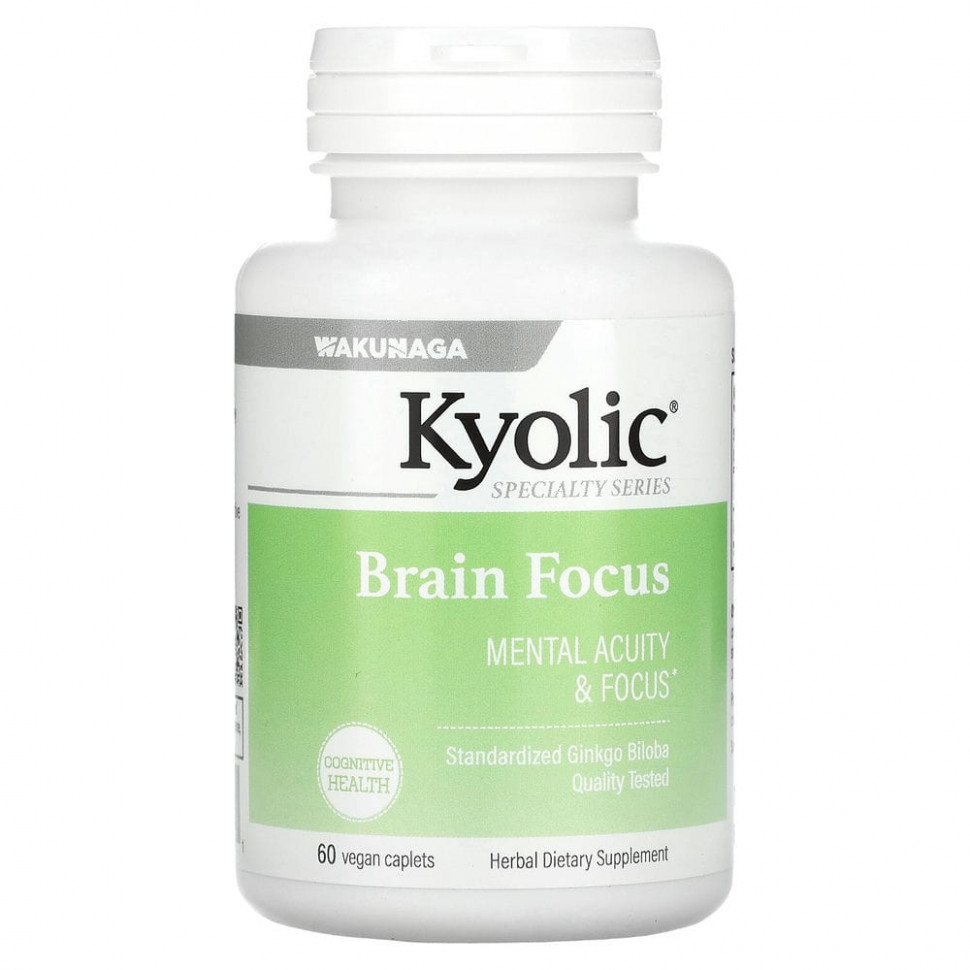   (Iherb) Kyolic, Brain Focus, 60      -     , -, 