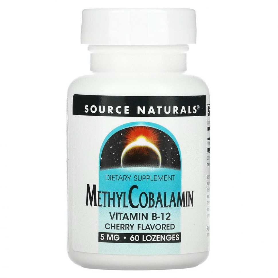 ���� ������ (Iherb) Source Naturals, ��������������, ������� B12, �� ������ �����, 5 ��, 60 ��������, ������ �� 3960 ���