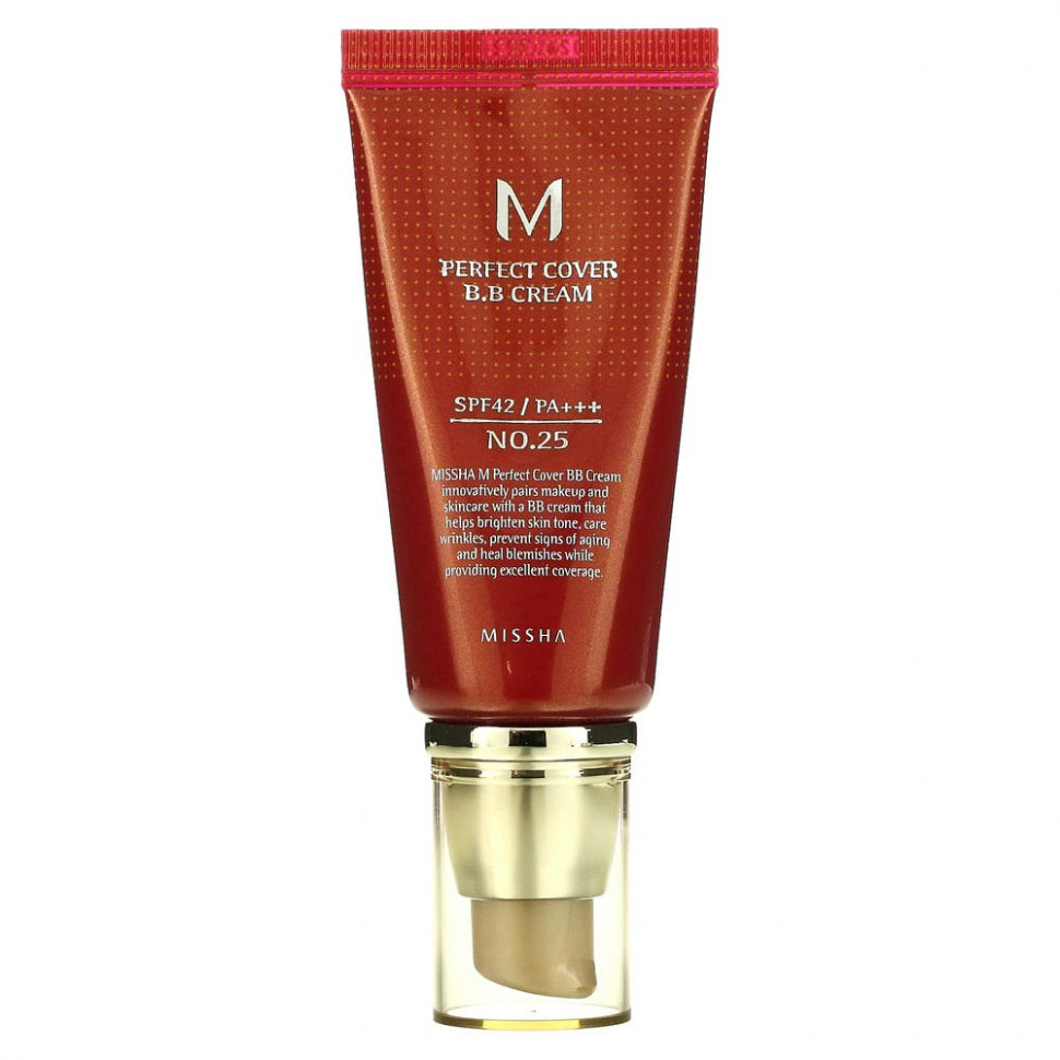   (Iherb) Missha, M Perfect Cover, BB-, SPF 42/PA+++,  25  , 50  (1,7 )    -     , -, 