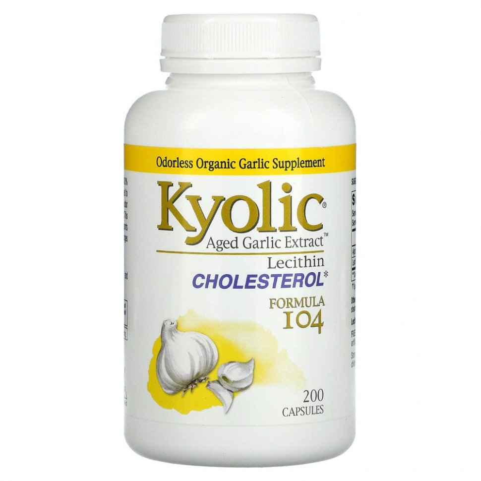   (Iherb) Kyolic, Aged Garlic Extract,     , 200     -     , -, 