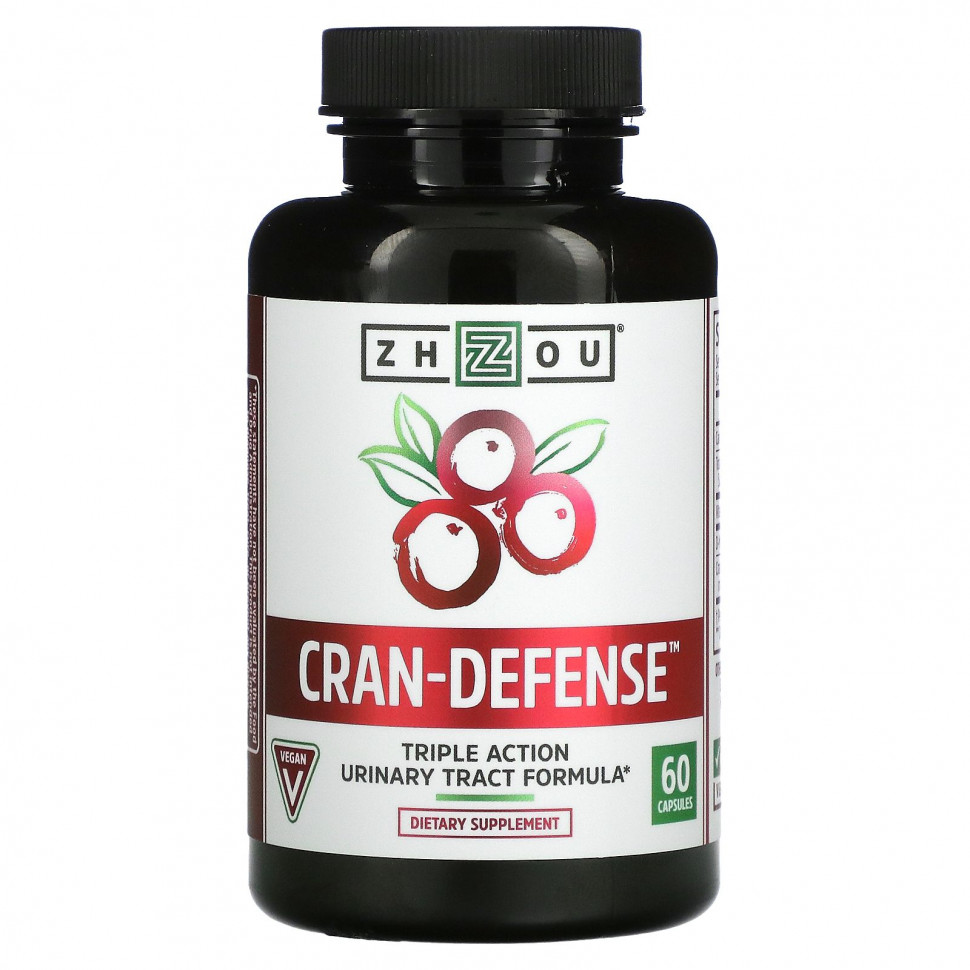 ���� ������ (Iherb) Zhou Nutrition, Cran-Defense, ������� ��� ��������� ������������� �����, 60 ������, ������ �� 2830 ���
