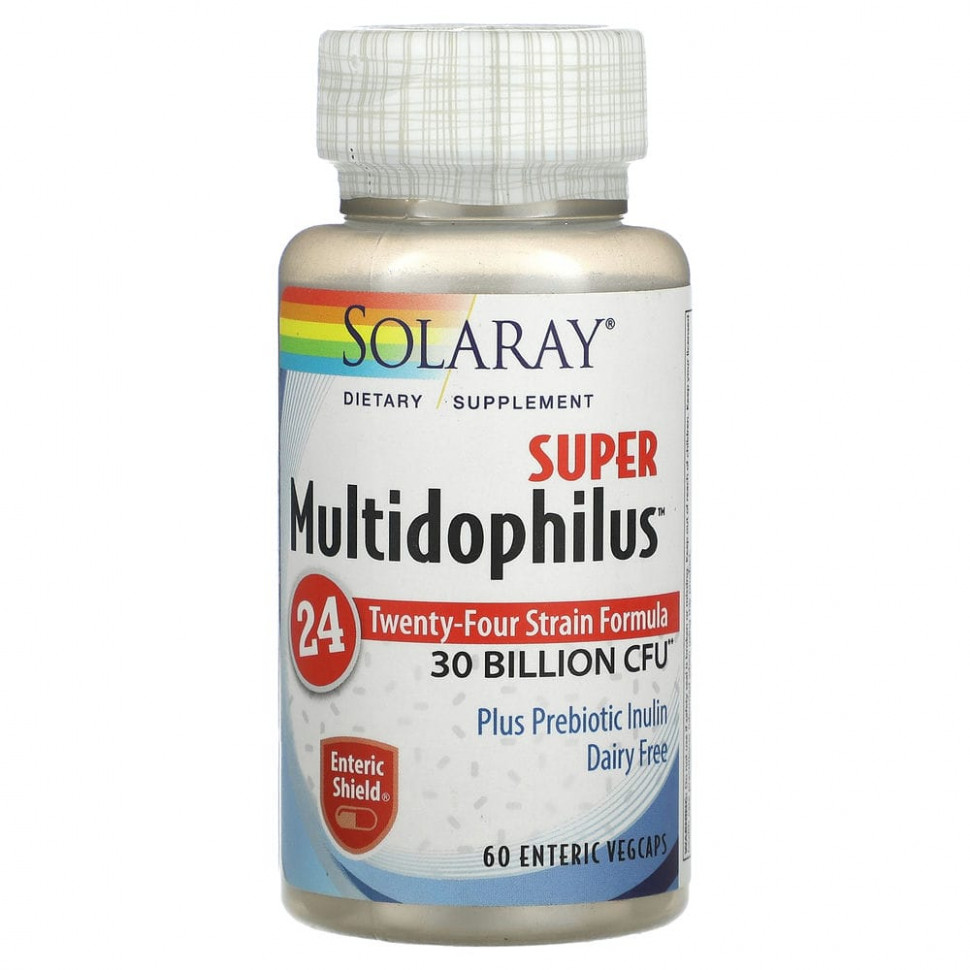 ���� ������ (Iherb) Solaray, Super Multidophilus, ����������, 15 ���� ���, 60 ������ Vegcaps � ������������������ ���������, ������ �� 3780 ���