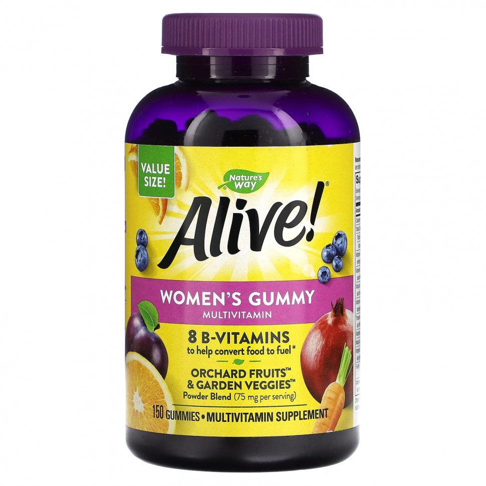 ���� ������ (Iherb) Nature's Way, Alive! ����������� �������������� ��� ������, ������� �������, 150 ����������� ��������, ������ �� 5020 ���