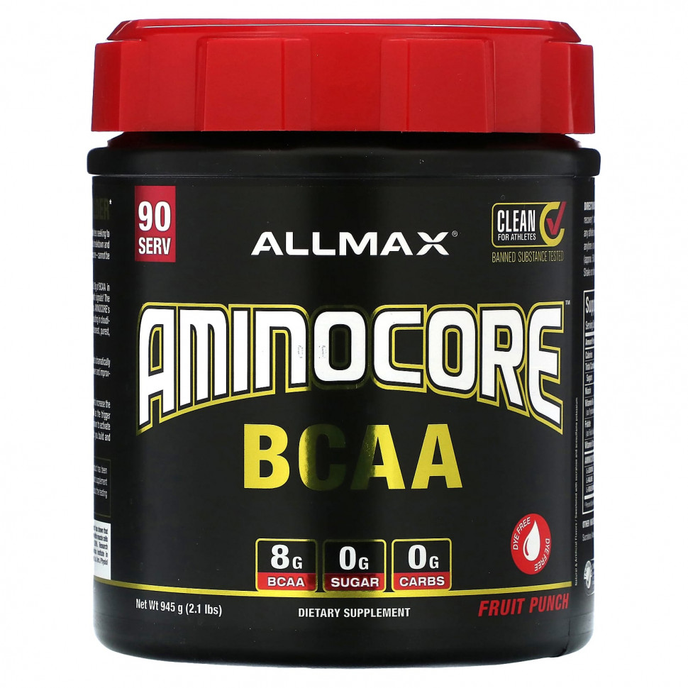 ���� ������ (Iherb) ALLMAX, AMINOCORE BCAA, ��������� ����, 945 � (2,1 �����), ������ �� 10050 ���