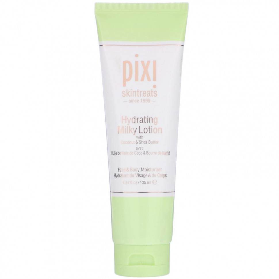   (Iherb) Pixi Beauty, Skintreats, Hydrating Milky Lotion, Face & Body Moisturizer, 4.57 fl oz (135 ml)    -     , -, 