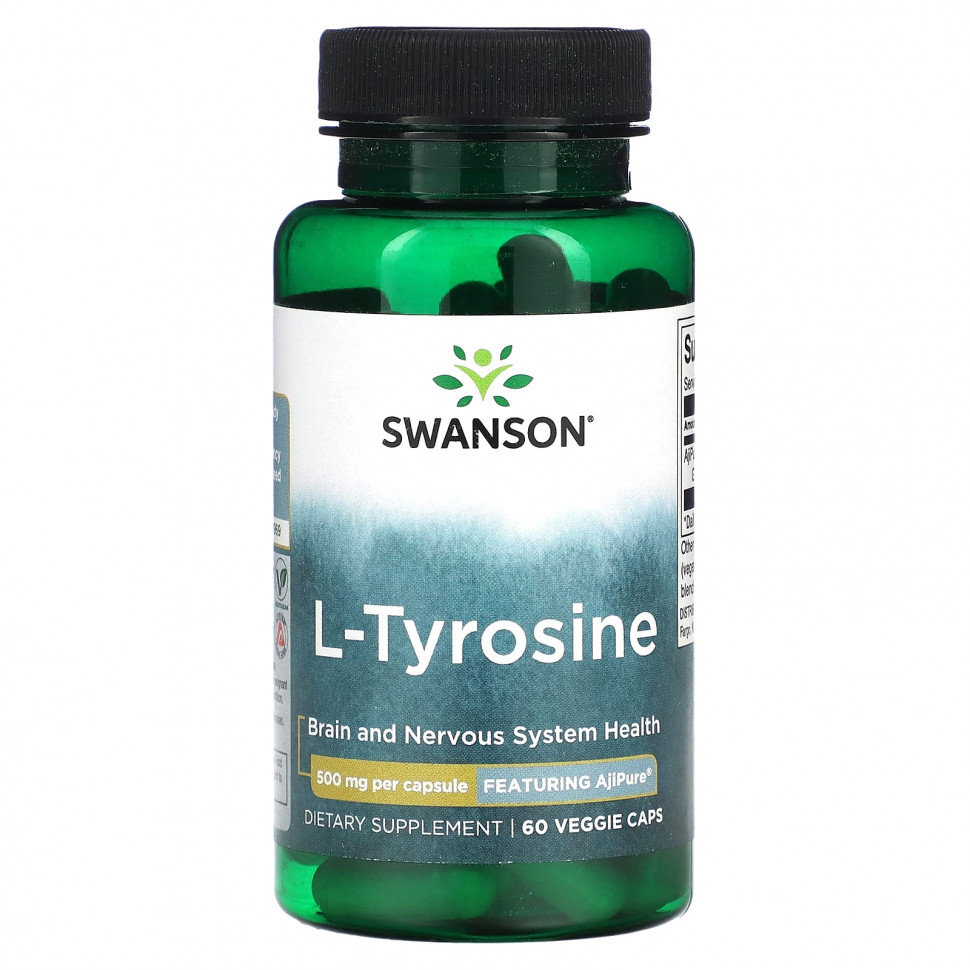 ���� ������ (Iherb) Swanson, L-�������, 500 ��, 60 ������������ ������, ������ �� 2560 ���