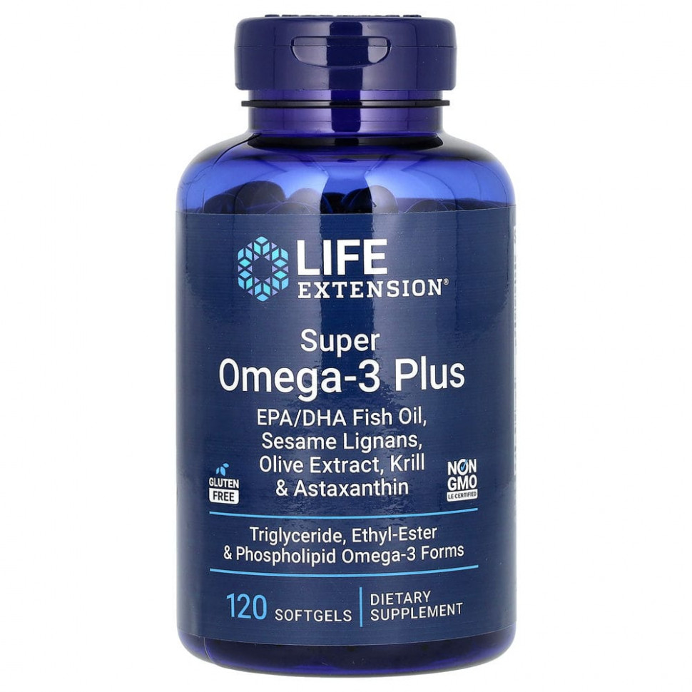   (Iherb) Life Extension, -3 , 120     -     , -, 