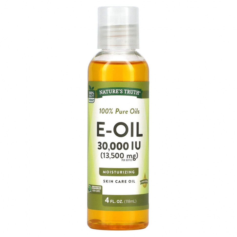 ���� ������ (Iherb) Nature's Truth, E-Oil, �����, 30 000 �� (13 500 ��), 118 �� (4 ����. �����), ������ �� 2180 ���
