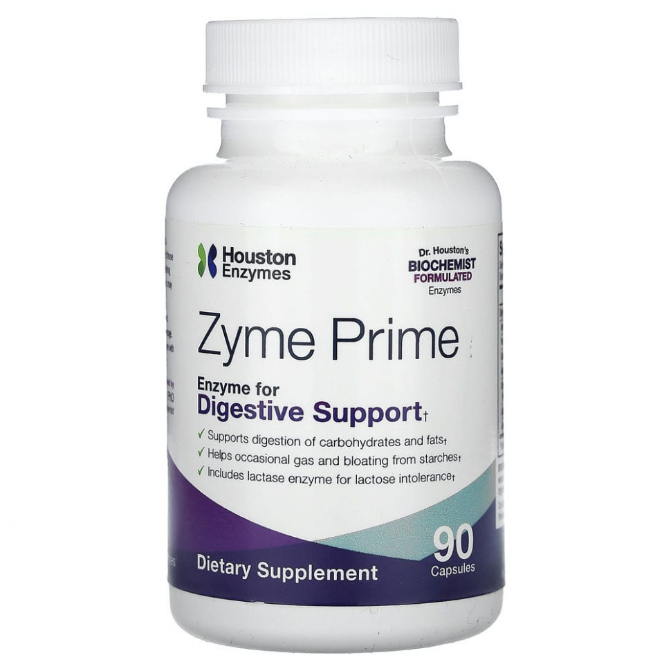   (Iherb) Houston Enzymes, Zyme Prime, 90     -     , -, 