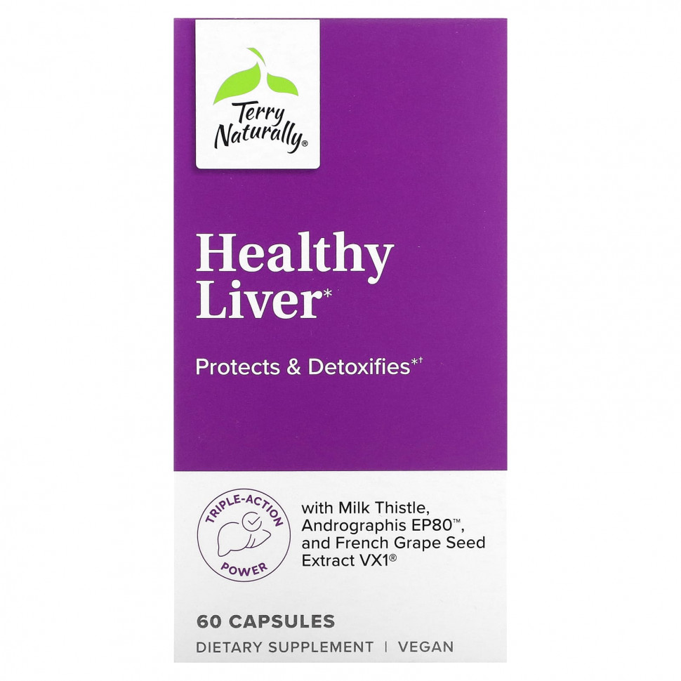   (Iherb) Terry Naturally, Healthy Liver, 60     -     , -, 