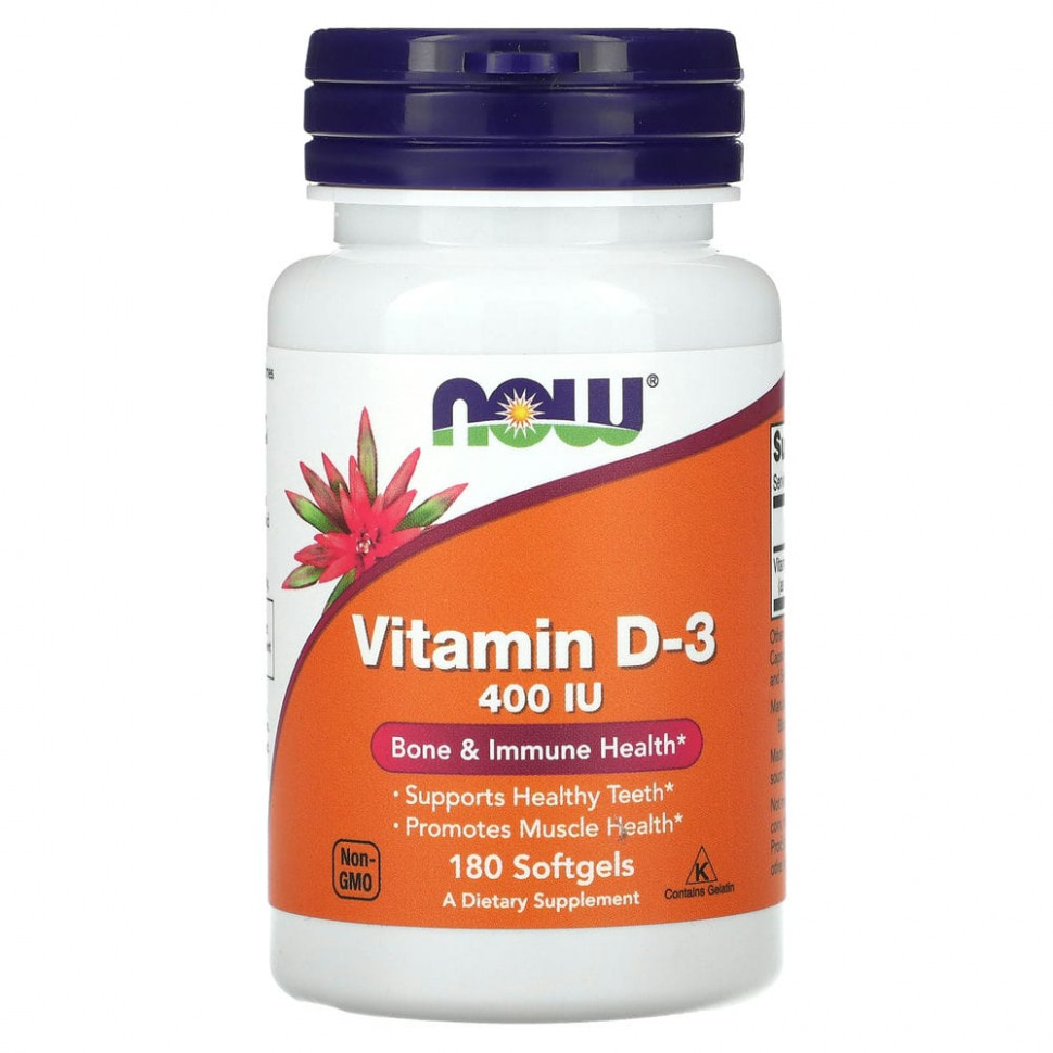   (Iherb) NOW Foods,  D3,  , 10  (400 ), 180      -     , -, 