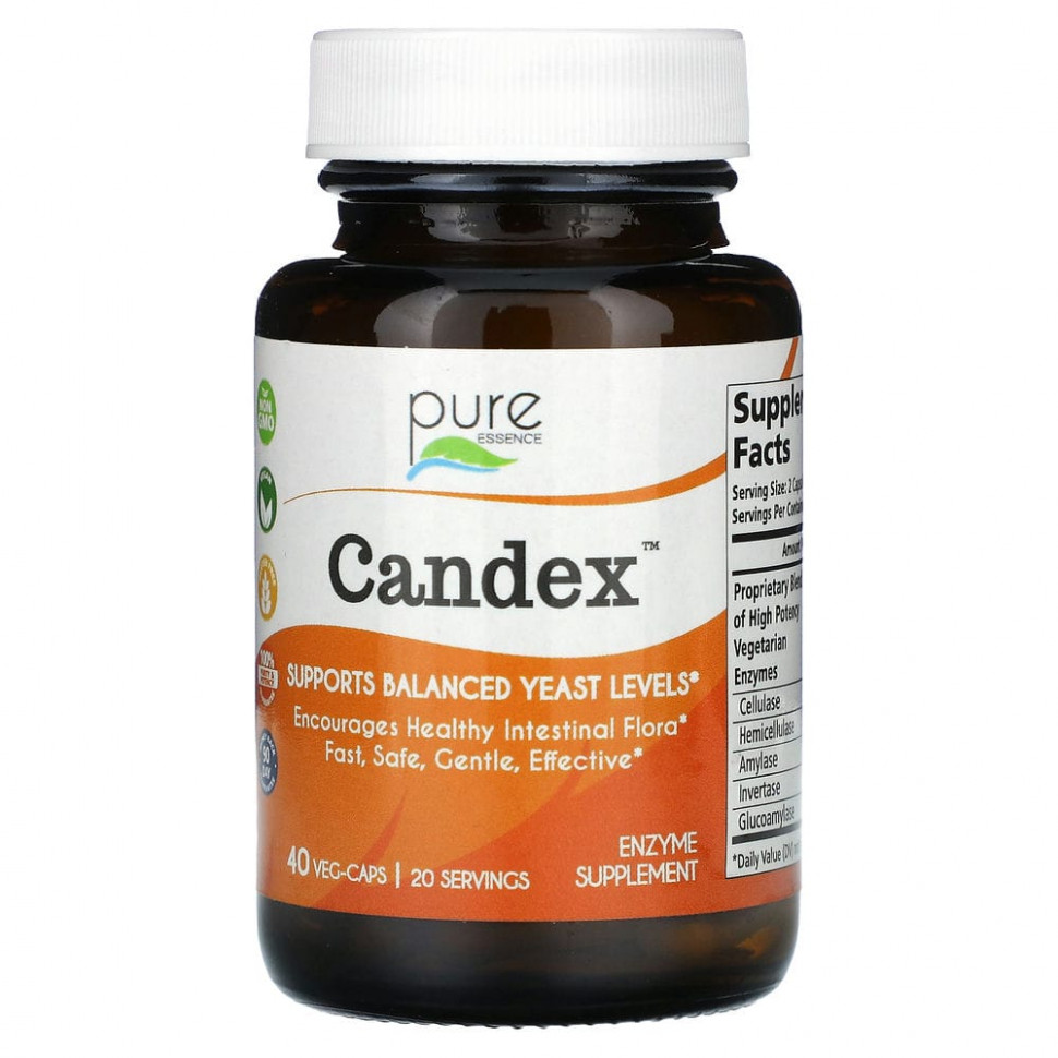   (Iherb) Pure Essence, Candex, 40      -     , -, 