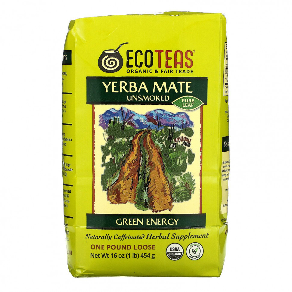 ���� ������ (Iherb) EcoTeas, �������� ��������� ������ ��� ����� ����, �����������, ������� �������, 454 � (16 �����), ������ �� 3840 ���