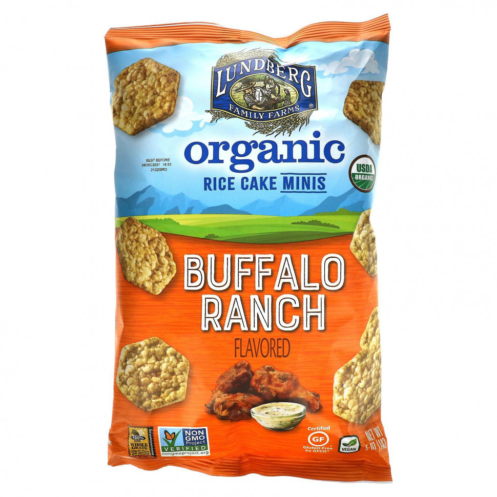   (Iherb) Lundberg,    Minis, Buffalo Ranch, 5  (142 )    -     , -, 