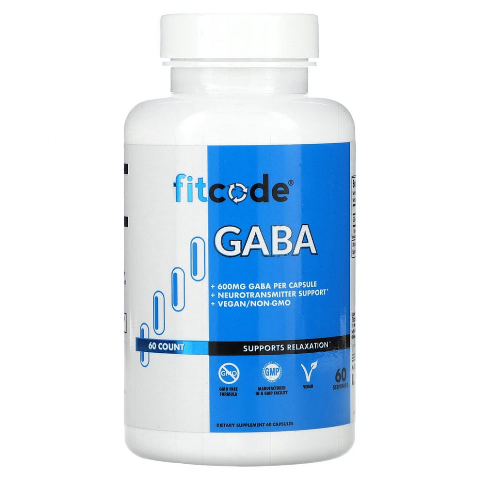 ���� ������ (Iherb) FITCODE, ����, 600 ��, 60 ��., ������ �� 2020 ���