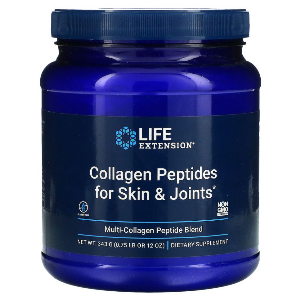 ���� ������ (Iherb) Life Extension, Collagen Peptides For Skin & Joints, ����� ������������������ ��������, 343 � (12 �����), ������ �� 4620 ���