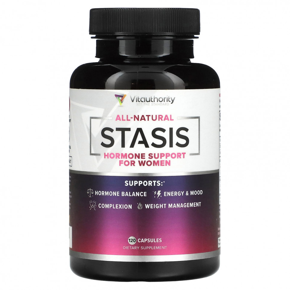 ���� ������ (Iherb) Vitauthority, Stasis, ������������ ������������ ��������� ��� ������, 120 ������, ������ �� 5010 ���