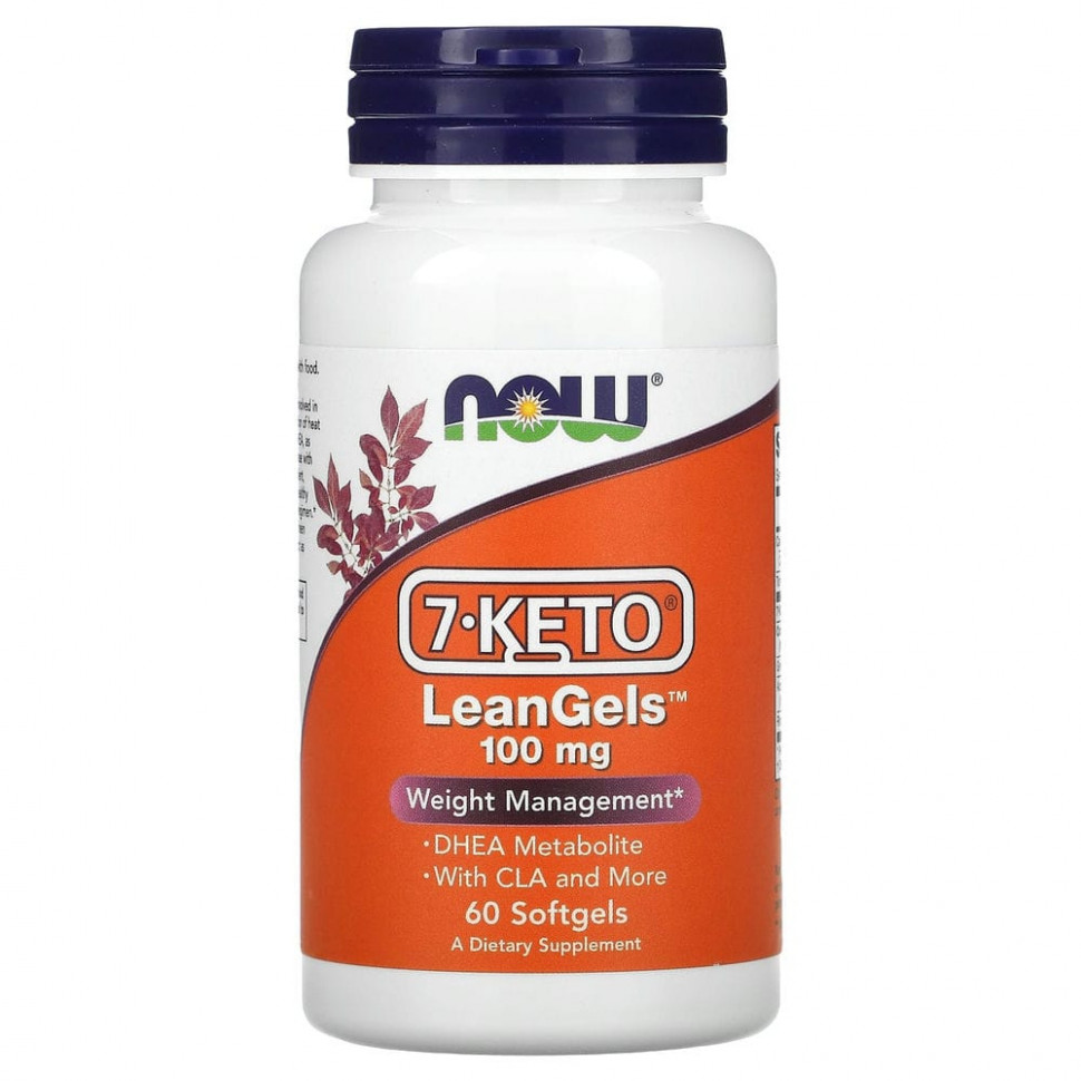 ���� ������ (Iherb) NOW Foods, 7-Keto, LeanGels, 100 ��, 60 ������ ����������� ������, ������ �� 4540 ���