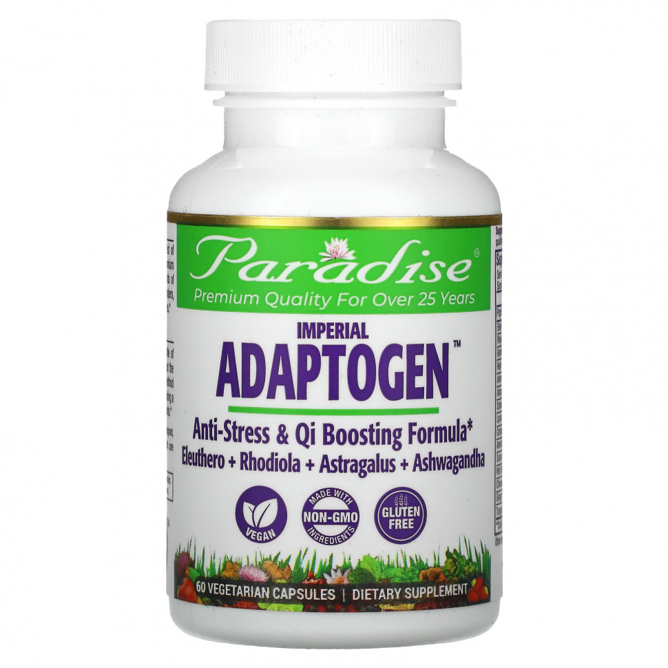   (Iherb) Paradise Herbs, Imperial Adaptogen, 60      -     , -, 