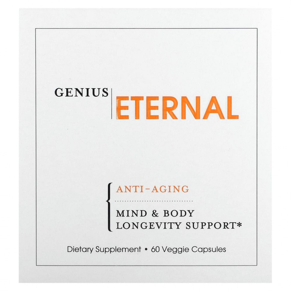 ���� ������ (Iherb) The Genius Brand, Eternal, �������������� ��������, 60 ������������ ������, ������ �� 15550 ���