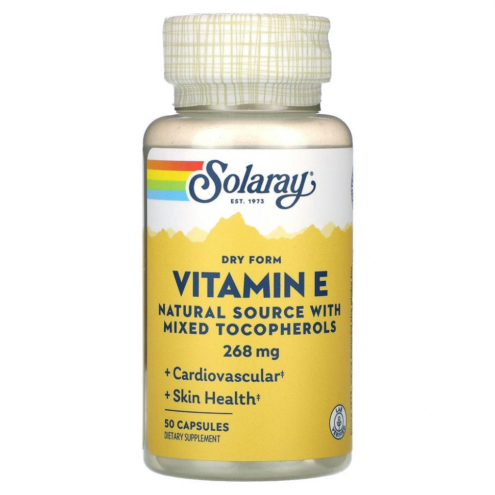   (Iherb) Solaray,  E,  , 268 , 50     -     , -, 