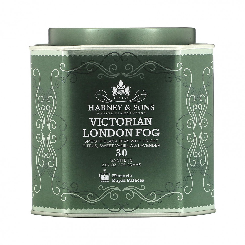   (Iherb) Harney & Sons, Victorian London Fog,      ,    , 30 , 75  (2,67 )    -     , -, 