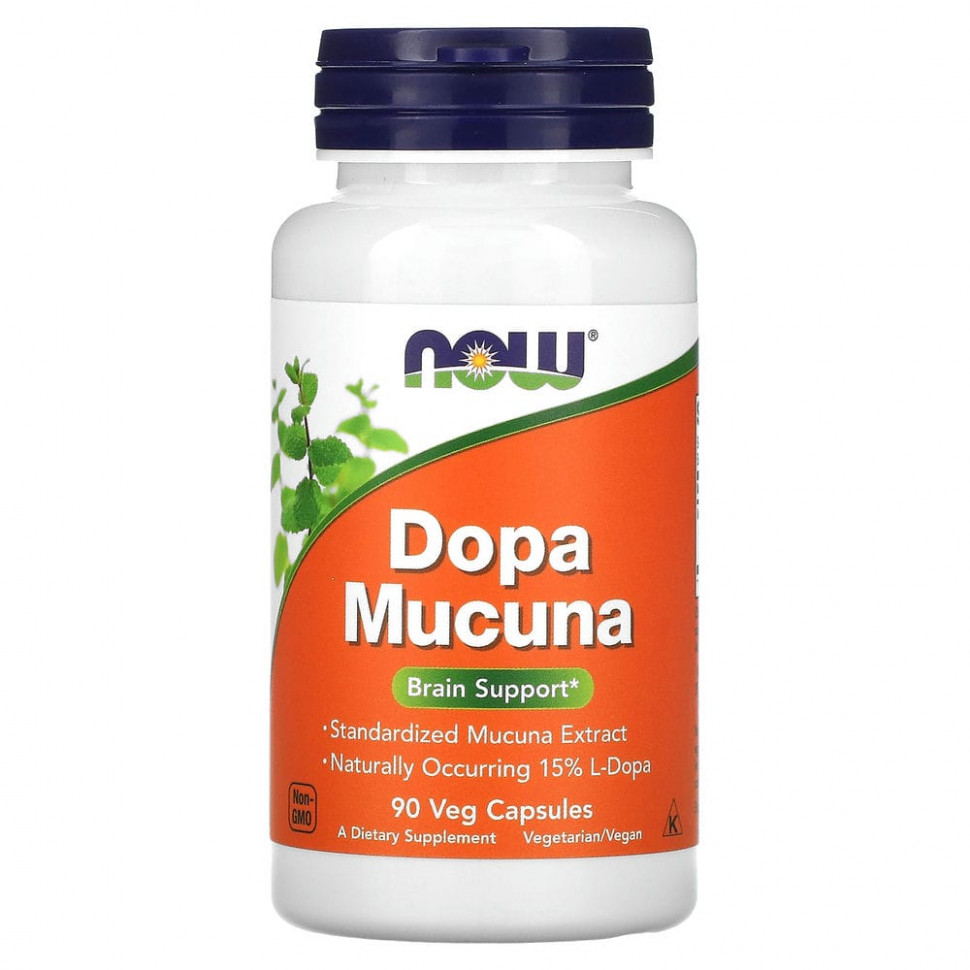 ���� ������ (Iherb) NOW Foods, Dopa Mucuna, 90 ������������ ������, ������ �� 2000 ���