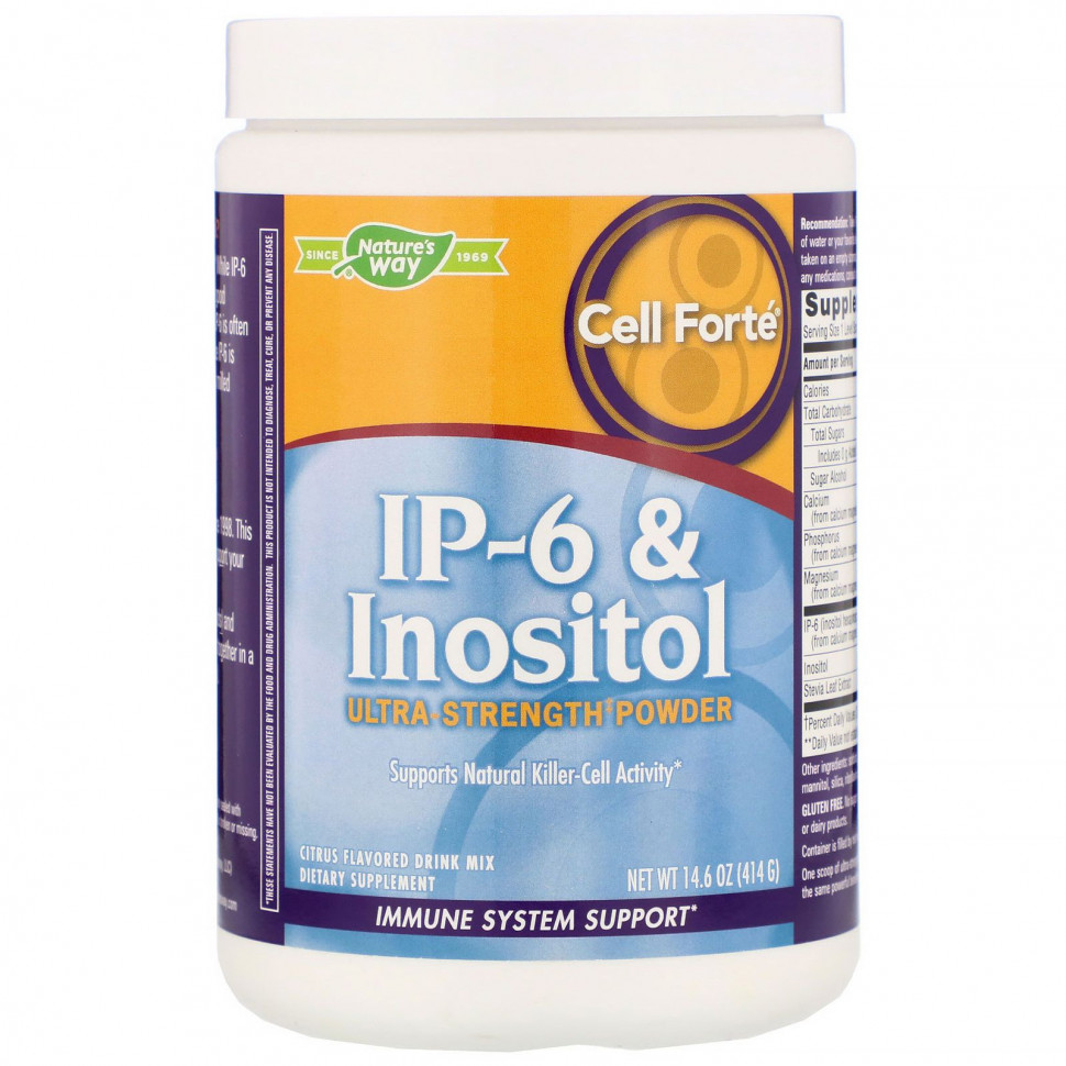 ���� ������ (Iherb) Nature's Way, Cell Fort?, IP-6 � ��������, ������������ ������� �� ������ ����������, 414 � (14,6 �����), ������ �� 12380 ���