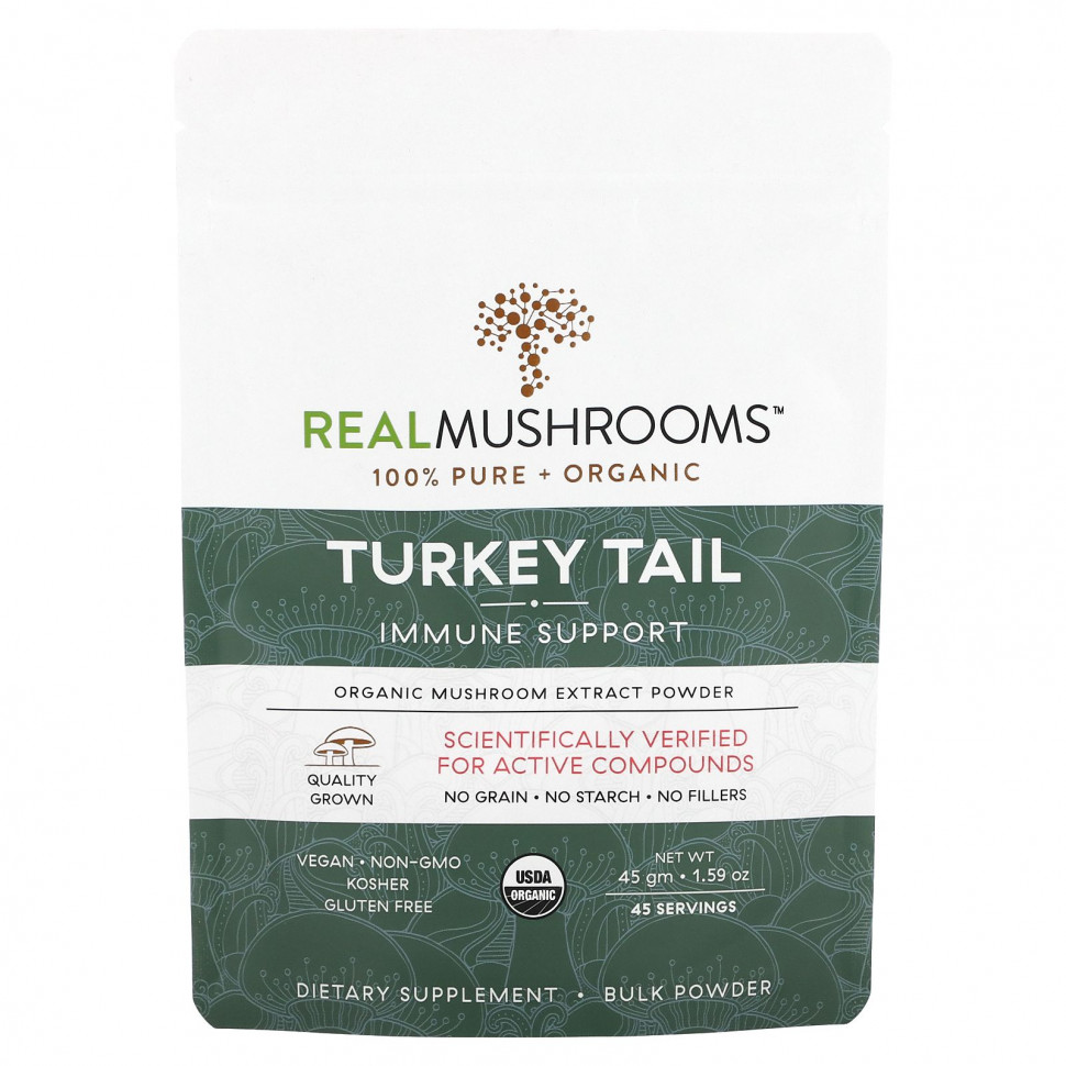   (Iherb) Real Mushrooms, ,    , 45  (1,59 )    -     , -, 