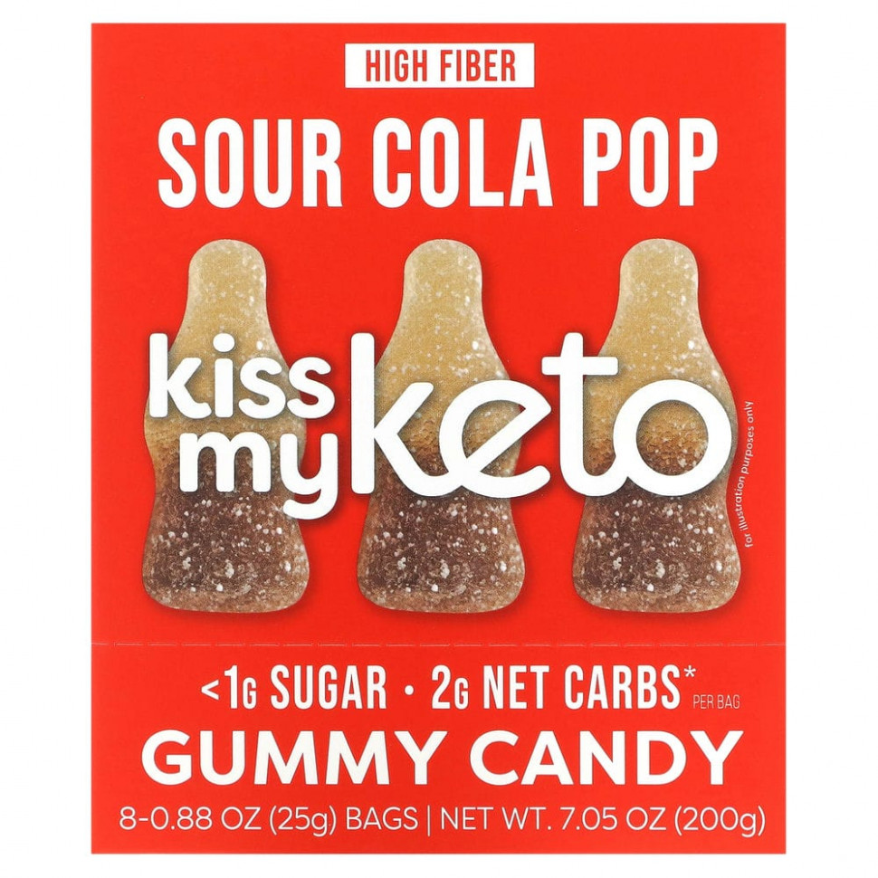   (Iherb) Kiss My Keto, Gummy Candy,  , 8   25  (0,88 )    -     , -, 