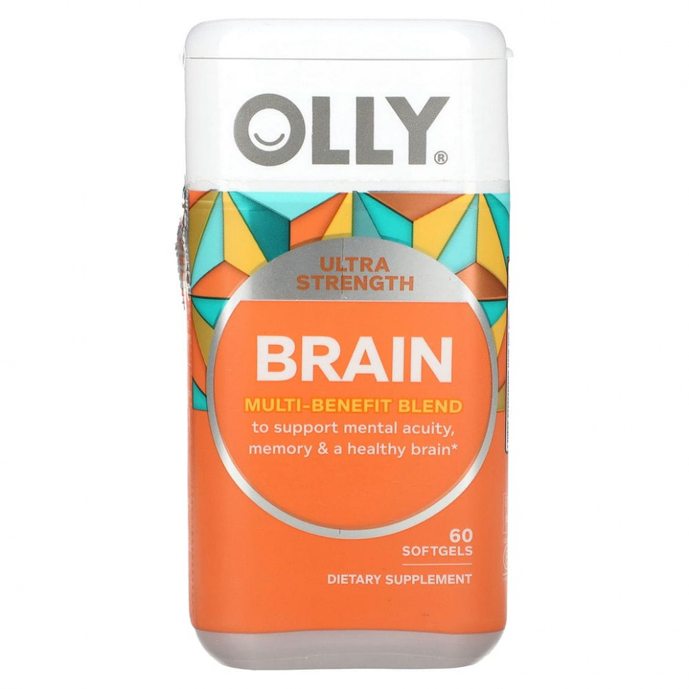   (Iherb) OLLY, Ultra Strength Brain, 60      -     , -, 