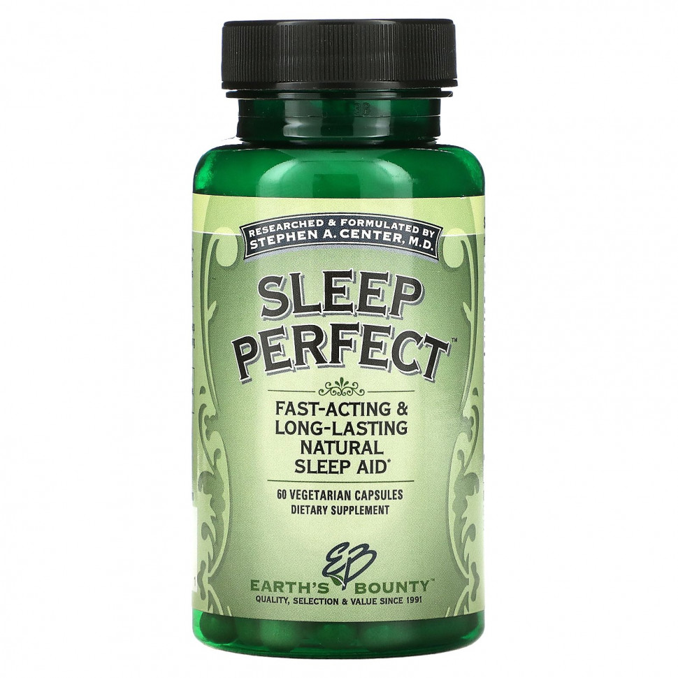���� ������ (Iherb) Earth's Bounty, Sleep Perfect, 60 �������������� ������, ������ �� 2890 ���
