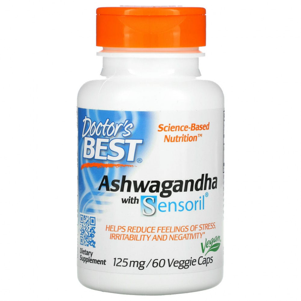 ���� ������ (Iherb) Doctor's Best, ��������� � Sensoril, 125 ��, 60 �������������� ������, ������ �� 2310 ���