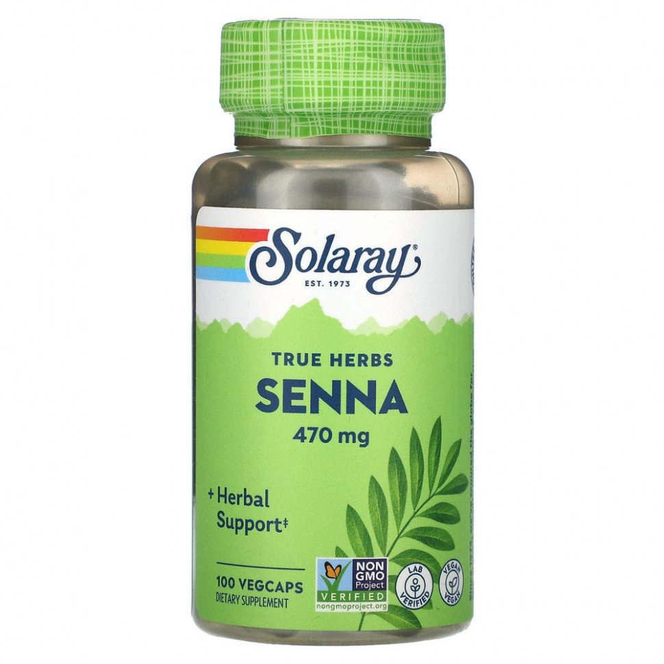 ���� ������ (Iherb) Solaray, True Herbs, �����, 470 ��, 100 ������������ ������, ������ �� 1260 ���