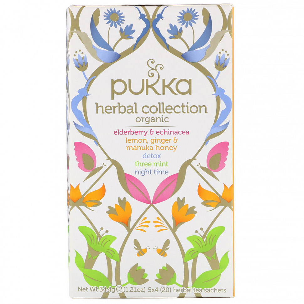���� ������ (Iherb) Pukka Herbs, ��������� ������������� ��������� ���, 20 ��������� ��������� ���, 1,21 ����� (34,4 �), ������ �� 1260 ���
