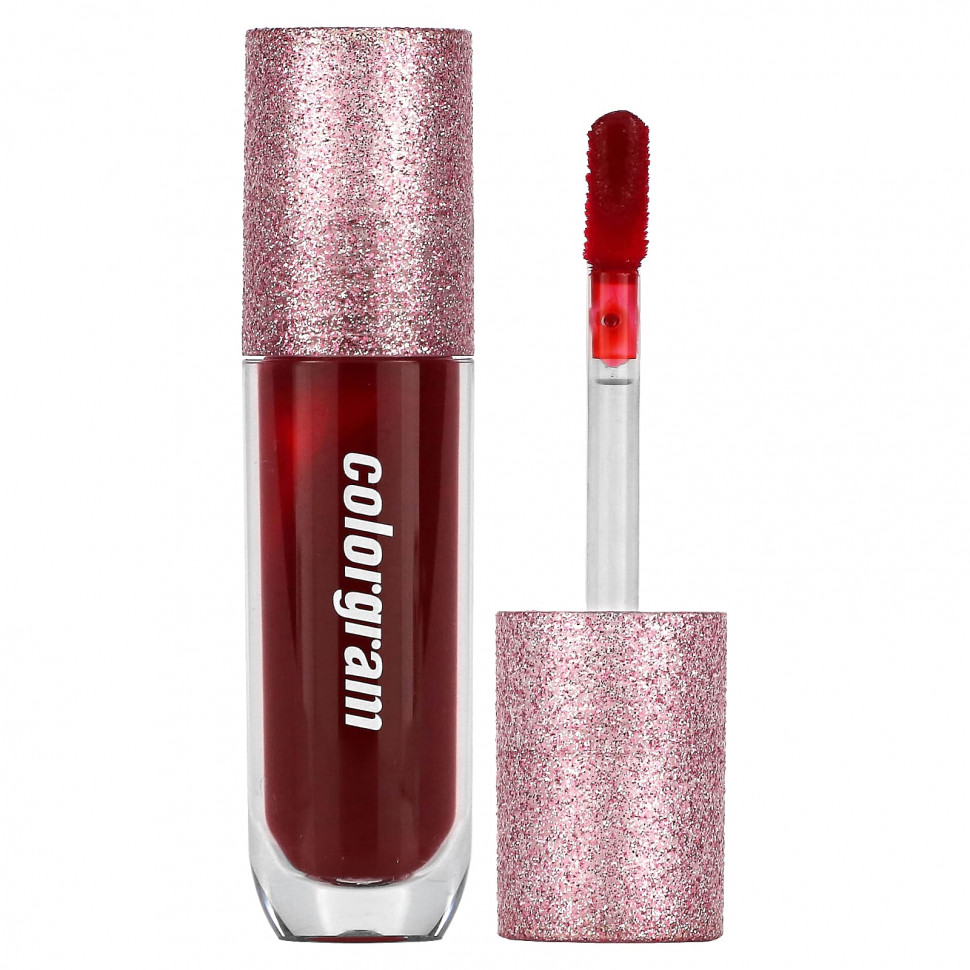 ���� ������ (Iherb) Colorgram, Thunderbolt Tint Lacquer, 01 Romance Tok, Sultry, �������, ��� ������, 4,5 � (0,15 �����), ������ �� 1590 ���