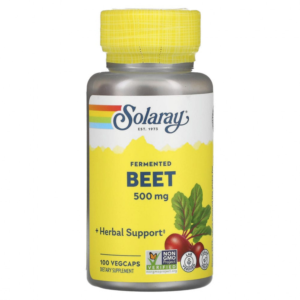 ���� ������ (Iherb) Solaray, ���������������� ������, 500 ��, 100 ������ VegCap, ������ �� 3320 ���