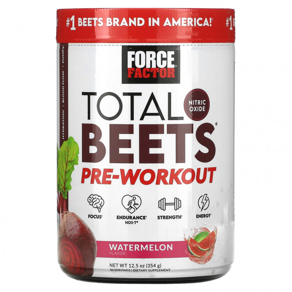 ���� ������ (Iherb) Force Factor, Total Beets, ����� �����������, �����, 354 � (12,5 �����), ������ �� 6480 ���