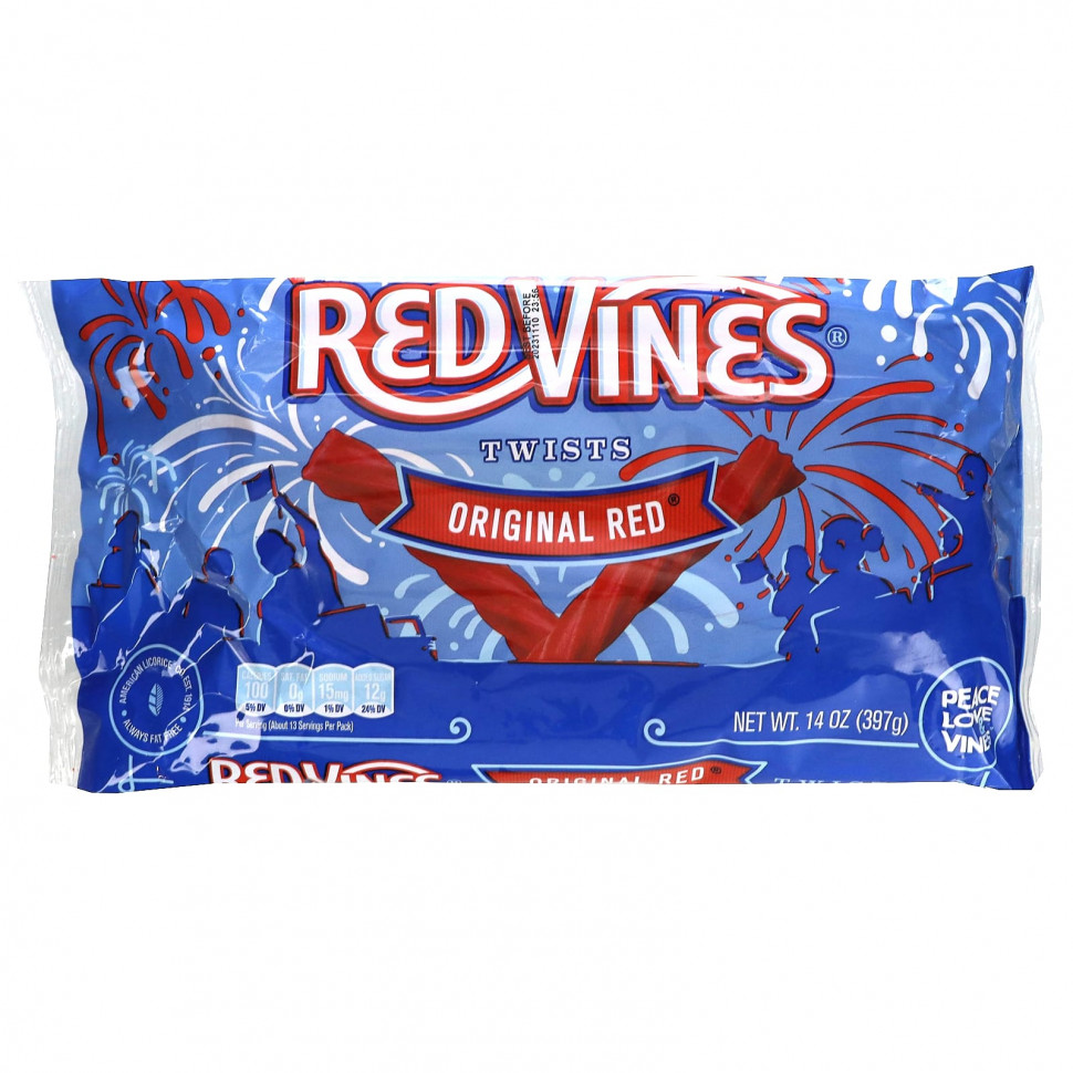 ���� ������ (Iherb) Red Vines, Twists, ������������ �������, 397 � (14 �����), ������ �� 1150 ���