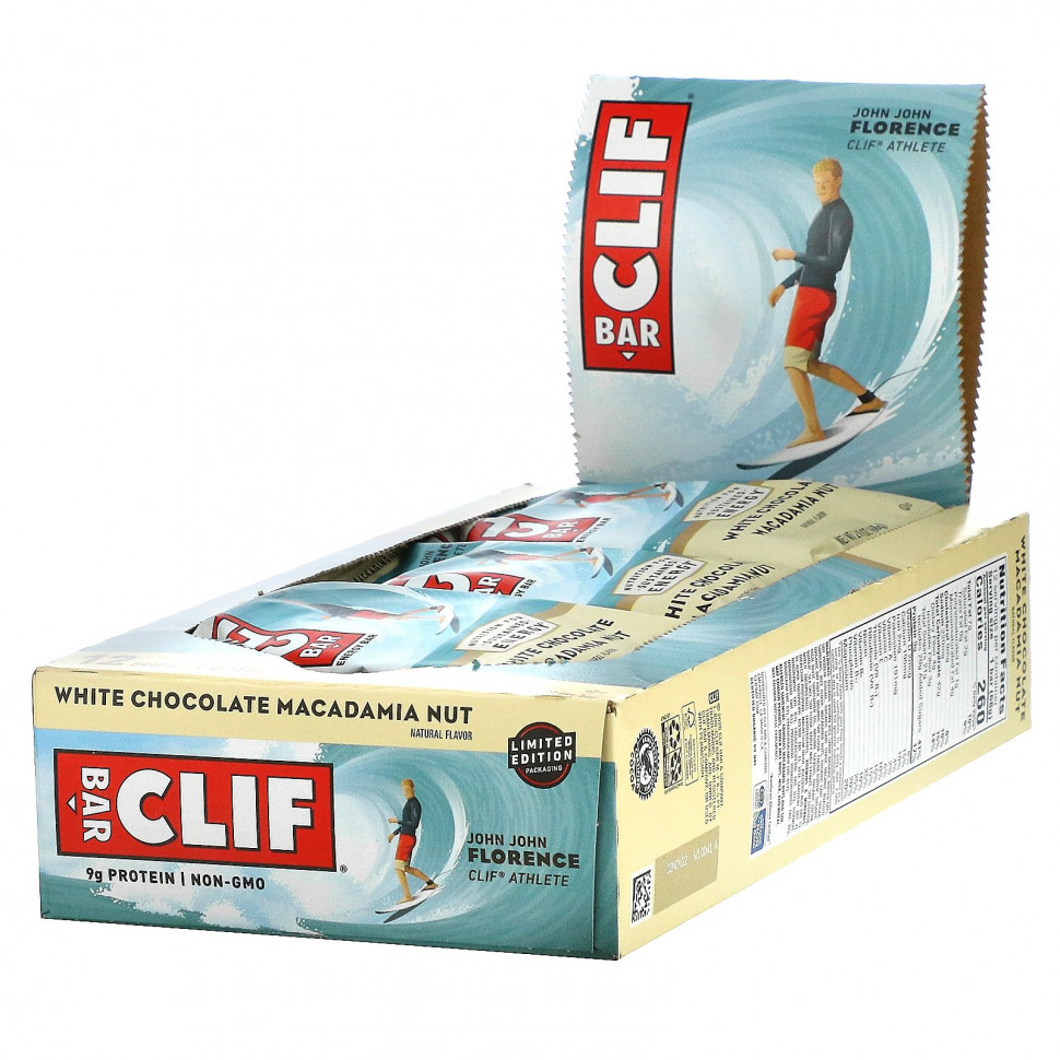 ���� ������ (Iherb) Clif Bar, �������������� �������� � ����� ��������� � ������ ���������, 12 ����������, 2,40 ����� (68 �) ������, ������ �� 6100 ���