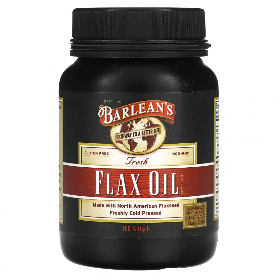   (Iherb) Barlean's,   , 100      -     , -, 