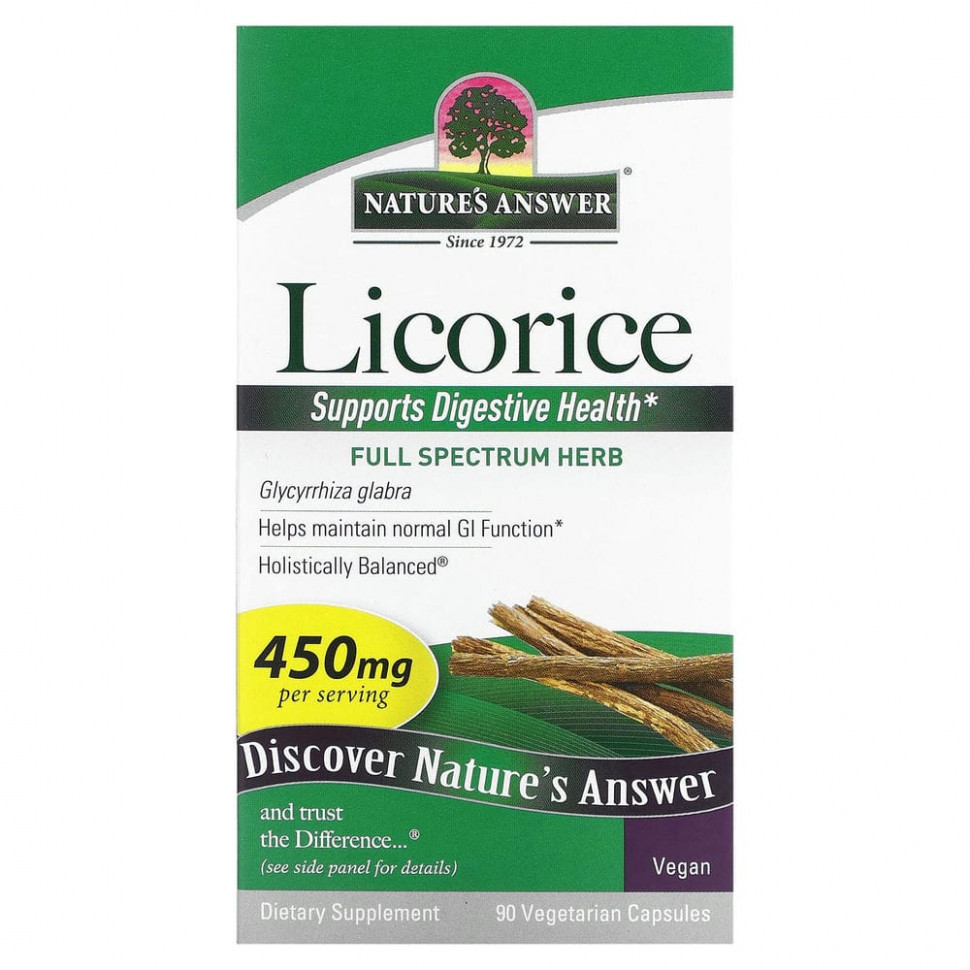   (Iherb) Nature's Answer, , 450 , 90      -     , -, 