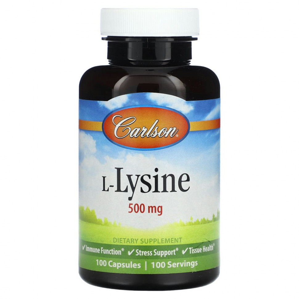   (Iherb) Carlson, L-, 500 , 100     -     , -, 