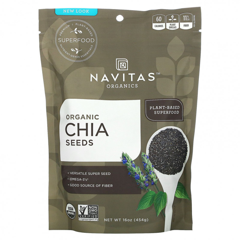 ���� ������ (Iherb) Navitas Organics, ������������ ������ ���, 454 �, ������ �� 2760 ���